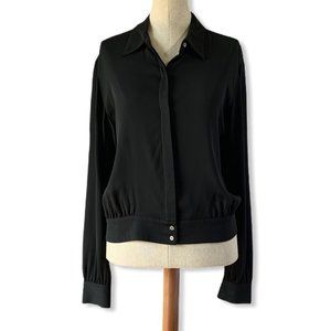 ⬇️⬇️ Talbots Pure Silk Button down shirt